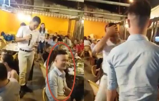Phẫn nộ clip chàng trai hát rong ở Sài Gòn bị hất ly bia vào mặt