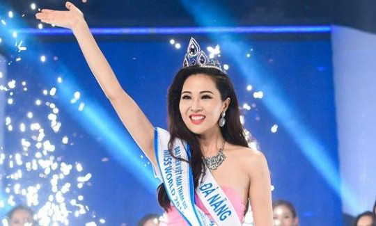 Người đẹp cao 1,8m, 26 tuổi Diệu Ngọc đăng quang 'Hoa khôi Áo dài VN 2016' 