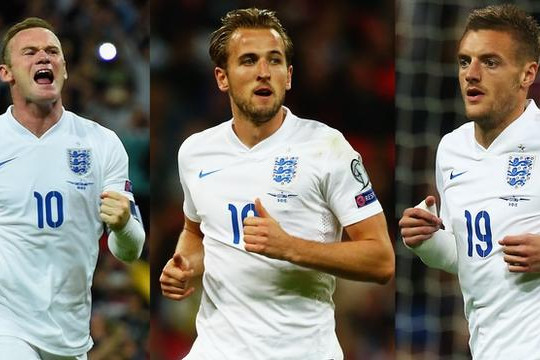 Lộ đội hình tuyển Anh gặp Nga: Vardy dự bị, Rooney đá tiền vệ