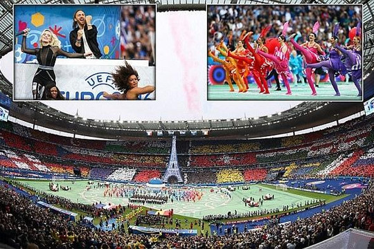 Cư dân mạng phản ứng trái chiều về lễ khai mạc Euro 2016