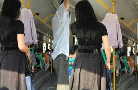 Cảm động với lý do cô gái treo áo sơ mi trên xe buýt mỗi ngày 