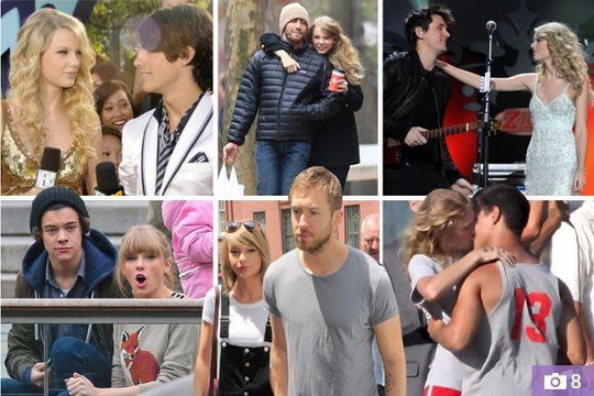 Chuyện tình yêu của Taylor Swift: 7 năm 7 chàng 