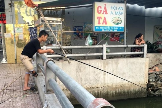 Chùm ảnh người Sài Gòn vác cần đi câu ngày cuối tuần