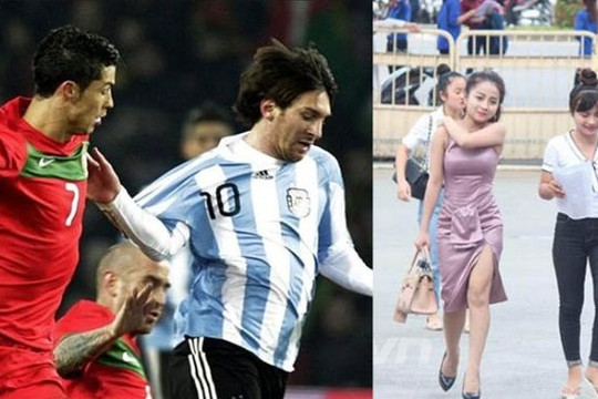 Ronaldo tạo khác biệt so với Messi, hot girl mùa thi gây bão Facebook