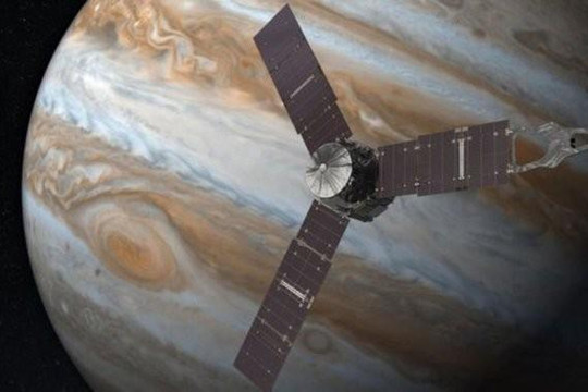Tàu vũ trụ Juno đã 'đáp' vào Mộc Tinh