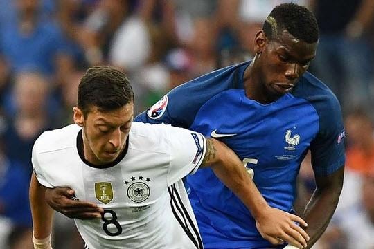 Pogba nể phục Ozil dù Pháp thắng Đức 2-0