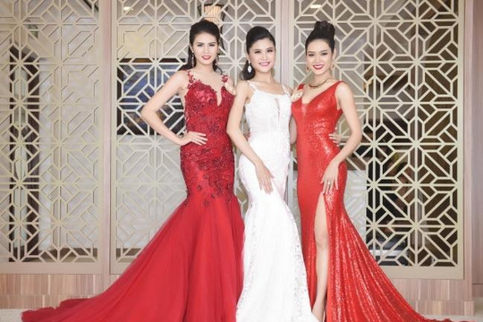 Thí sinh Hoa hậu bản sắc Việt đẹp duyên dáng với trang phục áo dài
