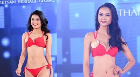 15 người đẹp 'Hoa hậu bản sắc Việt toàn cầu' gợi cảm trong trang phục bikini