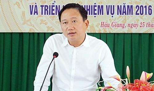 100% phiếu tán thành hủy tư cách đại biểu QH của ông Trịnh Xuân Thanh