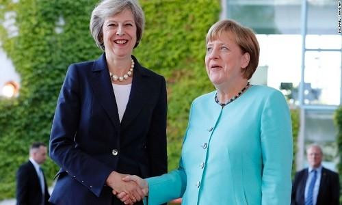 Hai ‘bà đầm thép’ Anh - Đức ra tuyên bố về Brexit