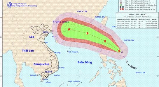 Cảnh báo cơn bão số 2 đã vào Biển Đông, gió giật cấp 14