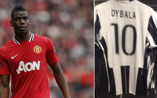 Pogba bị chiếm áo số 10 ở Juventus, fan Man United vui như hội