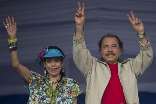 Tổng thống Nicaragua chọn vợ làm ứng cử viên phó tổng thống