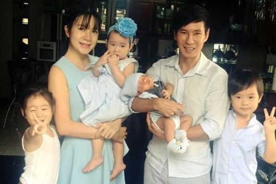 Lý Hải giảm chạy show để phụ vợ chăm sóc 4 con nhỏ