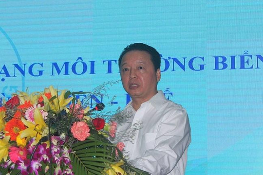 Bộ trưởng Trần Hồng Hà hy vọng miền Trung sẽ có cả thép, cá và biển sạch, đẹp, an toàn