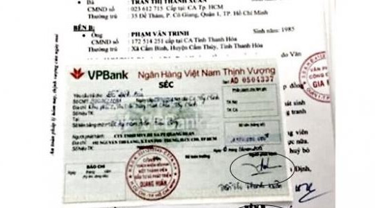 Vụ khách hàng mất 26 tỉ: VPBank khẳng định nhân viên không đứng tên mua séc