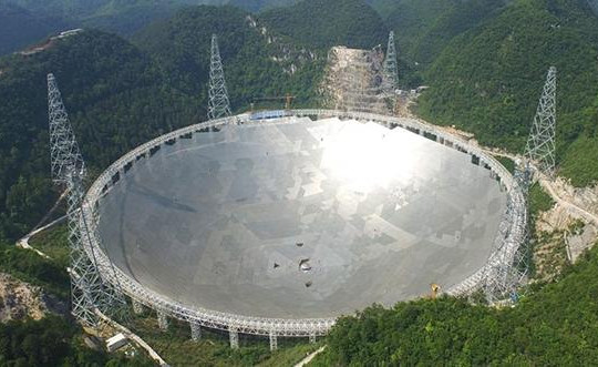 Cận cảnh kính thiên văn lớn bằng 30 sân bóng của Trung Quốc