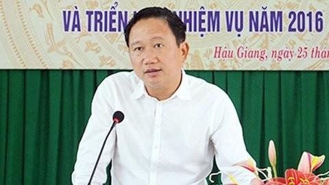 Tỉnh ủy Hậu Giang ra 'tối hậu thư' cho ông Trịnh Xuân Thanh