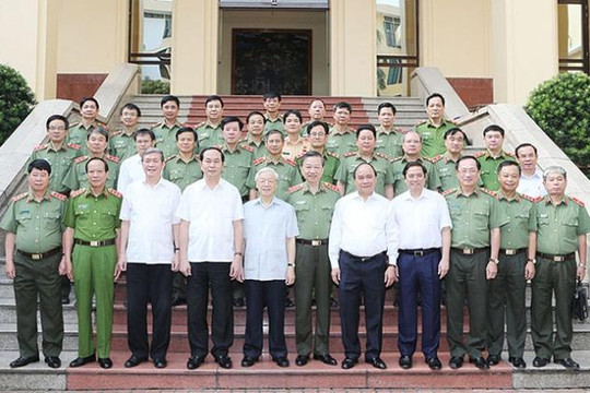 Tổng bí thư Nguyễn Phú Trọng tham gia Thường vụ Đảng ủy Công an T.Ư