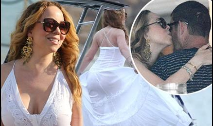 Mariah Carey tung tăng như gái đôi mươi khi đi chơi với hôn phu tỉ phú
