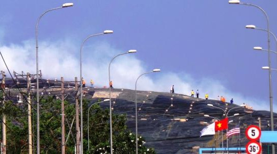 TP.HCM xác nhận mùi hôi tại khu Nam xuất phát từ bãi rác Đa Phước