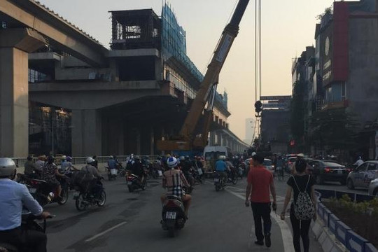 Nhà thầu thi công đường sắt đô thị Cát Linh - Hà Đông bị phạt 30 triệu đồng