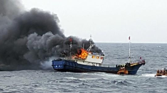 Hàn Quốc xua đuổi làm chết 3 ngư dân Trung Quốc đánh cá trái phép