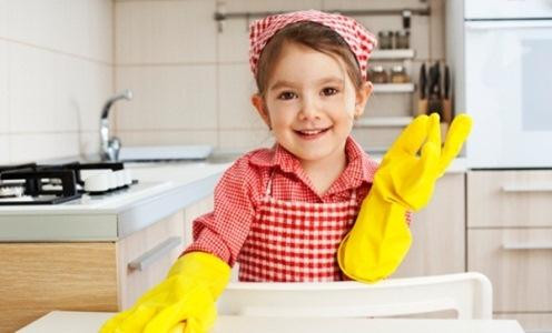 Trẻ dễ thành công nếu biết làm việc nhà từ bé 