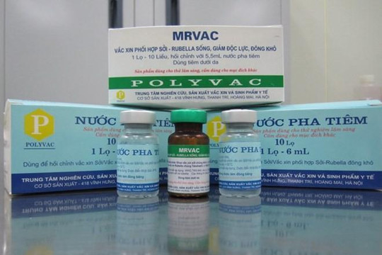 Việt Nam sản xuất thành công vắc xin phối hợp sởi-rubella