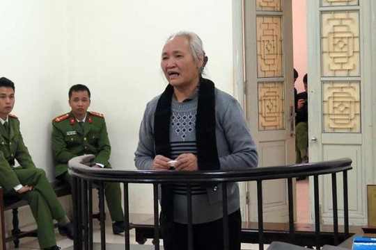 Hà Nội: Giảm án tù cho bà lão cầm đầu nhóm chống đối xây chợ