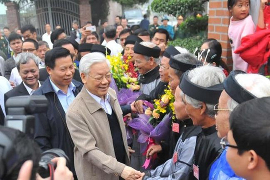 Tổng bí thư: 'Nhìn tổng quát, đất nước có bao giờ được thế này không?'