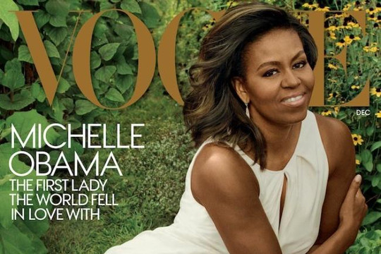Michelle Obama, người phụ nữ quyền lực 3 lần xuất hiện trên bìa Vogue