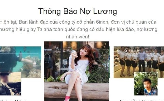 Sốc vì thông báo đòi lương trên website thương hiệu giày Hari Won sáng lập 