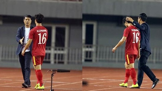 AFF Cup 2016: HLV Hữu Thắng nói gì khi thay Công Phượng ra sân?