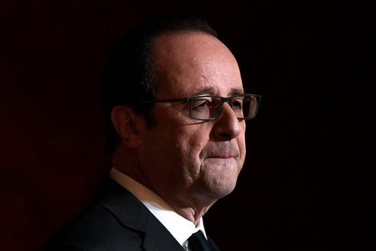 Tổng thống Pháp Francois Hollande quyết định không tái tranh cử