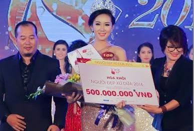 Vương miện Hoa khôi Người đẹp Xứ Dừa 2016 thuộc về Đoàn Thị Ngọc Như