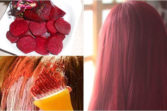 Nhuộm tóc vàng bằng chanh, tóc đỏ bằng củ dền lên màu đẹp gấp vạn lần ra tiệm 