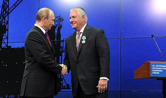 Ứng viên ngoại trưởng Mỹ từng được ông Putin trao Huân chương Hữu nghị