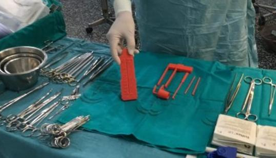 Dụng cụ phẫu thuật tim được in trên máy in 3D