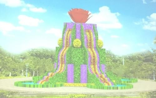 Sa Đéc đăng ký kỷ lục tháp hoa tươi lớn nhất Việt Nam