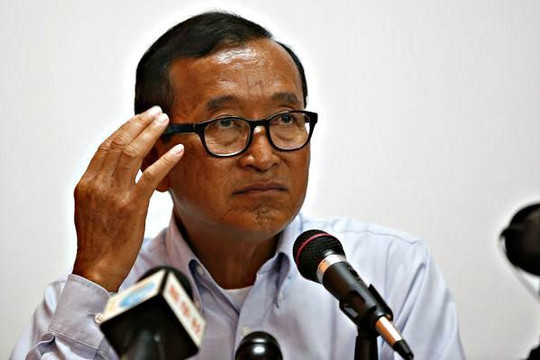 Sam Rainsy bị phạt 5 năm tù vì xuyên tạc quan hệ Việt Nam - Campuchia