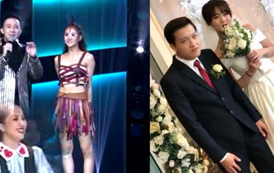 Clip Trấn Thành bị Khánh Thi bóc mẽ sau đám cưới, MC Trần Ngọc phê vì cưới được vợ xinh