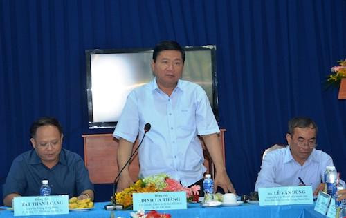Ông Đinh La Thăng đề nghị đầu tư đường ống dẫn nước từ hồ Dầu Tiếng về TP.HCM