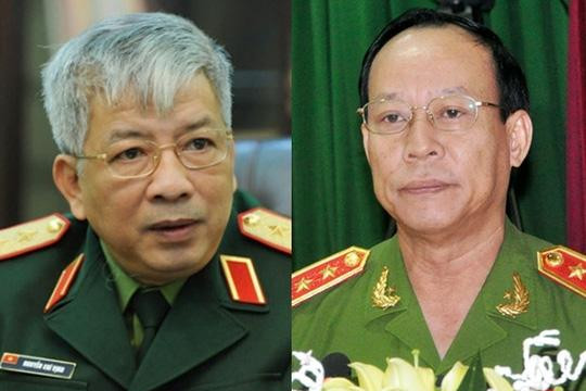 Bổ nhiệm lại 2 thượng tướng thứ trưởng Nguyễn Chí Vịnh, Lê Quý Vương