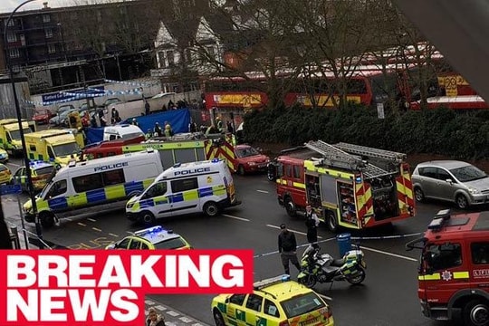 'Xe điên' tại London, 5 người nguy kịch