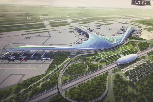 Đề xuất chọn thiết kế hình lá dừa nước cho sân bay Long Thành
