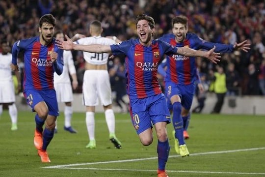 Dậy mùi chiến thắng của Barcelona trước PSG