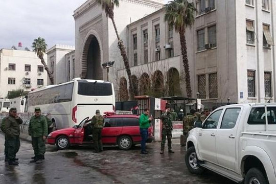 Đánh bom vào tòa án ở Damascus khiến 25 người thiệt mạng