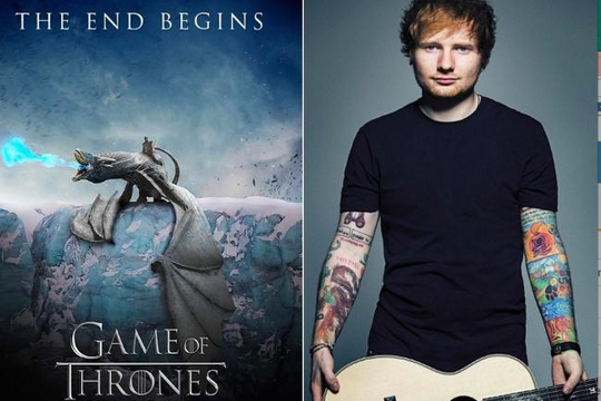 ‘Trai xấu’ Ed Sheeran tham gia series truyền hình đình đám Game of Thrones