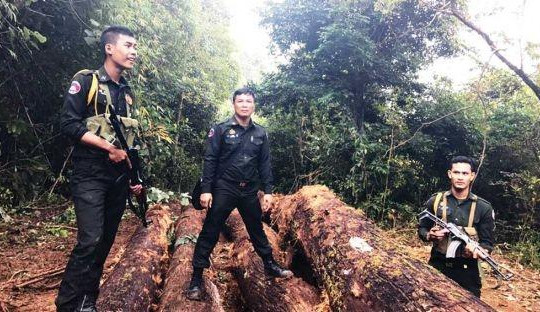 Lâm tặc Việt Nam đút lót 170.000USD cho cảnh sát Campuchia 